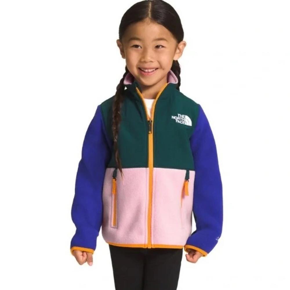 The North Face Kids Jacket - Pink, Blue, Green, and Orange